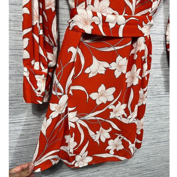 NWTS REISS Tilda Print Shirt Dress / Size-4 - Picture 6 of 16